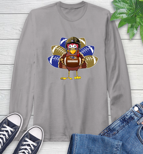 Baltimore Ravens Turkey Thanksgiving Day Long Sleeve T-Shirt 6