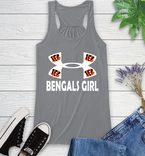 NFL Cincinnati Bengals Girl Under Armour Football Sports Racerback Tank 4