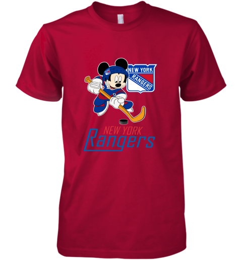 NHL New York Rangers Mickey Mouse Disney Hockey T Shirt Sweatshirt