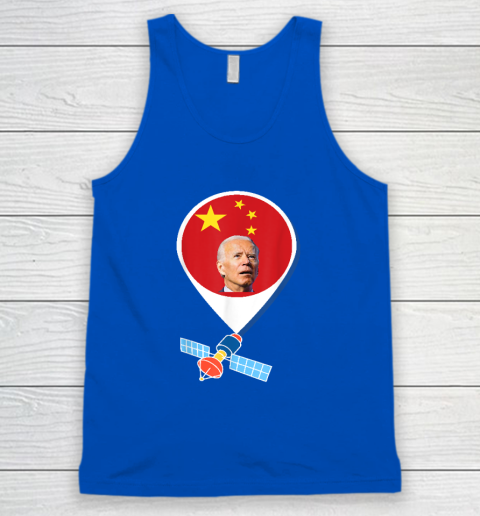 Chinese Spy Balloon Funny Surveillance Joe Biden China Flag Tank Top 3