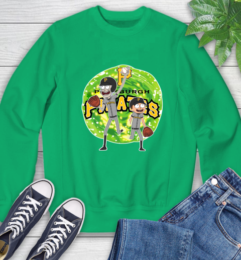 MLB Pittsburgh Pirates Rick And Morty Baseball Sports Sweatshirt 6