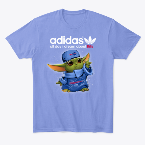 Baby Yoda Adidas All Day I Dream About  Bills wstu baby yoda adidas all day i dream aboutbills classic t shirt 2 front violet