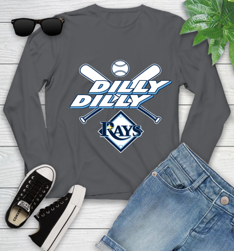 MLB Tampa Bay Rays Dilly Dilly Baseball Sports Youth Long Sleeve 8