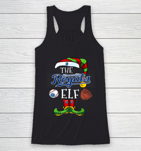 Kansas City Royals Christmas ELF Funny MLB Racerback Tank