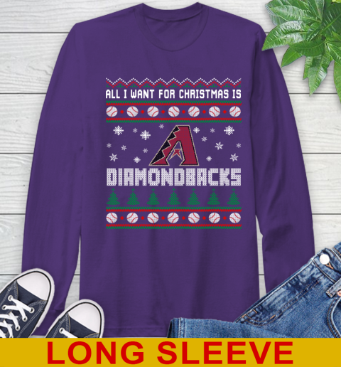 MLB All I Want For Christmas Is Arizona Diamondbacks Baseball Sports 59