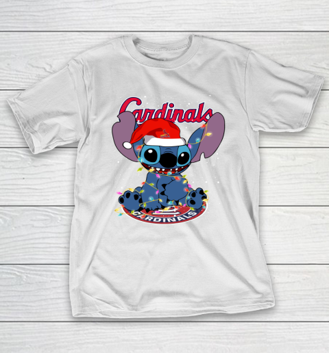 St.Louis Cardinals MLB noel stitch Baseball Christmas T-Shirt