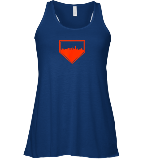 vlhg san francisco baseball home plate vintage sf skyline flowy tank 32 front true royal