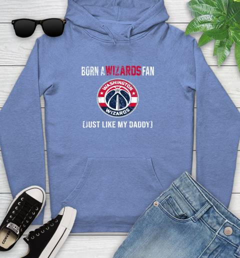 NBA Washington Wizards Loyal Fan Just Like My Daddy Basketball Shirt Youth Hoodie 11