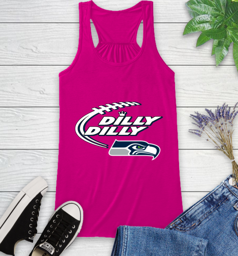 NFL Seattle Seahawks Dilly Dilly Football Sports Racerback Tank 8