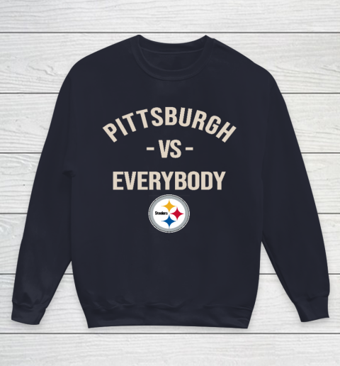 Pittsburgh Steelers Vs Everybody Youth Sweatshirt 2