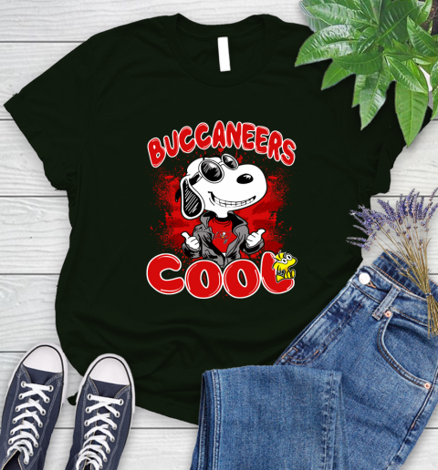 NFL Football Tampa Bay Buccaneers Cool Snoopy Shirt Women's T-Shirt 5
