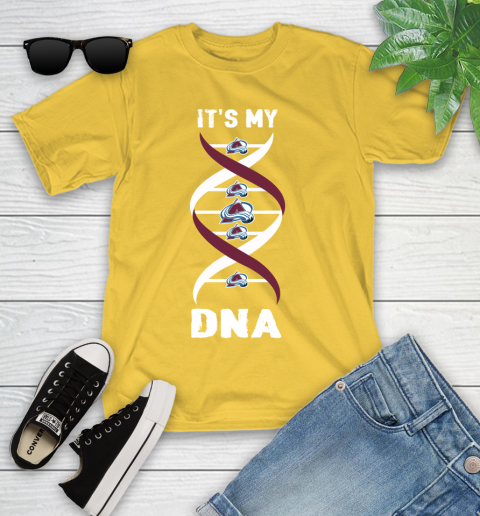 Colorado Avalanche NHL Hockey It's My DNA Sports Youth T-Shirt 10