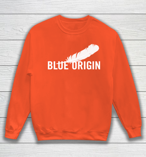 Blue Origin  All White Sweatshirt 3