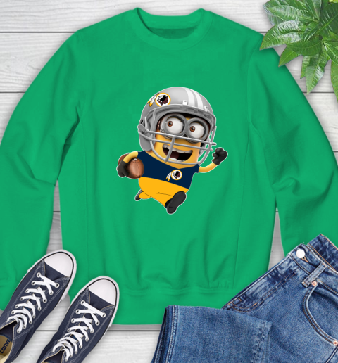 NFL Washington Redskins Minions Disney Football Sports Sweatshirt 6