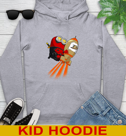 NHL Hockey Anaheim Ducks Deadpool Minion Marvel Shirt Youth Hoodie 6