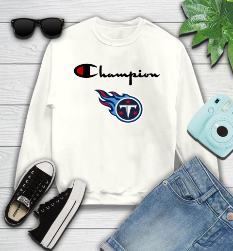 NFL Football Tennessee Titans Champion Shirt Youth Sweatshirt