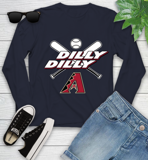 MLB Arizona Diamondbacks Dilly Dilly Baseball Sports Youth Long Sleeve 3