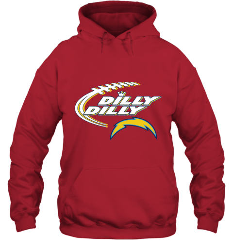 NFL Los Angeles Chargers Dilly Dilly Football Sports ztuRXPQL9AO hoodie 23 95 151514 front red
