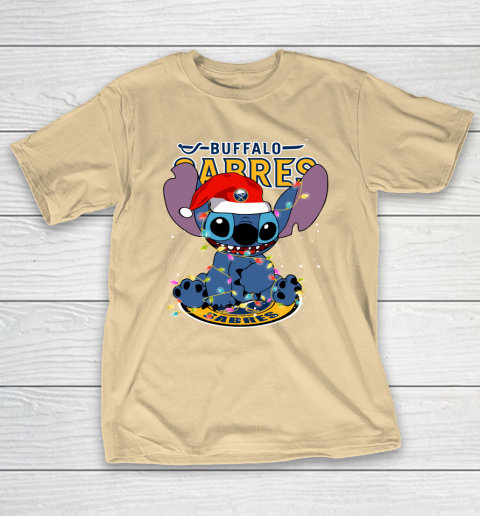 Buffalo Sabres NHL Hockey noel stitch Christmas T-Shirt 5