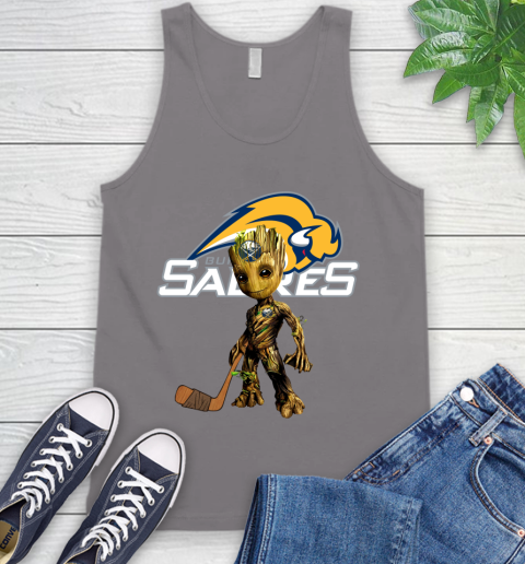 Buffalo Sabres NHL Hockey Groot Marvel Guardians Of The Galaxy Tank Top 7
