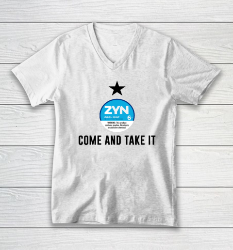 Come And Take It Zyn V-Neck T-Shirt