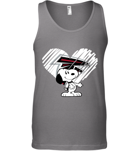 bqn4 a happy christmas with atlanta falcons snoopy unisex tank 17 front graphite heather