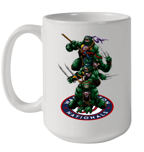 MLB Baseball Washington Nationals Teenage Mutant Ninja Turtles Shirt Ceramic Mug 15oz