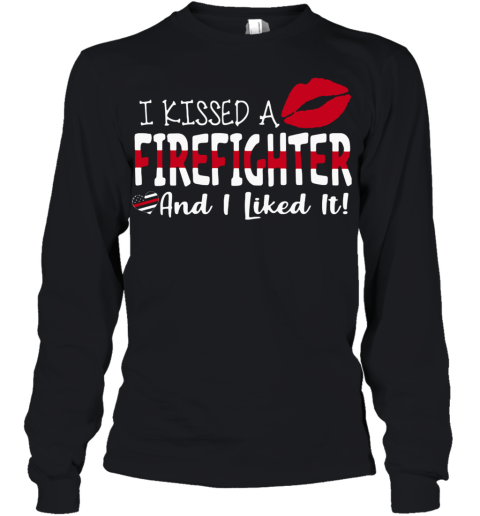 I Kissed A Firefighter And I Liked It Youth Long Sleeve