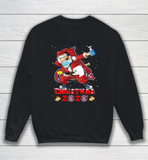 St.Louis Cardinals Funny Santa Claus Dabbing Christmas 2020 MLB Sweatshirt