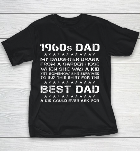 Funny 1960s Dad Girl Dad Father's Day Youth T-Shirt