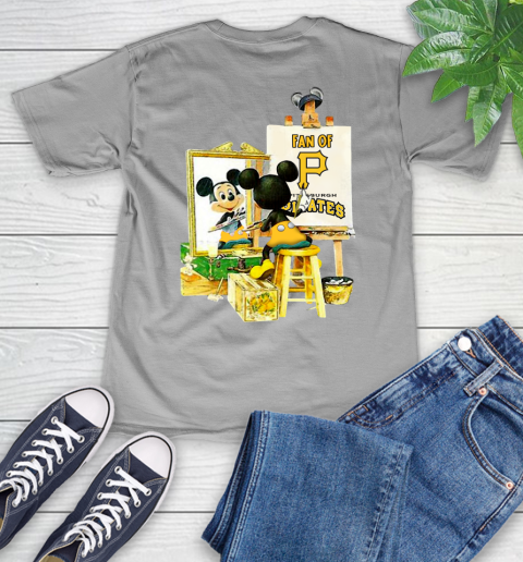 MLB Baseball Pittsburgh Pirates Mickey Drawing Shirt 48