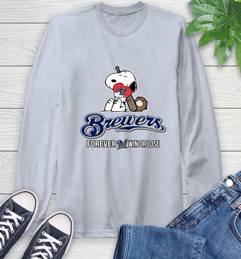 MLB The Peanuts Movie Snoopy Forever Win Or Lose Baseball Milwaukee Brewers 63