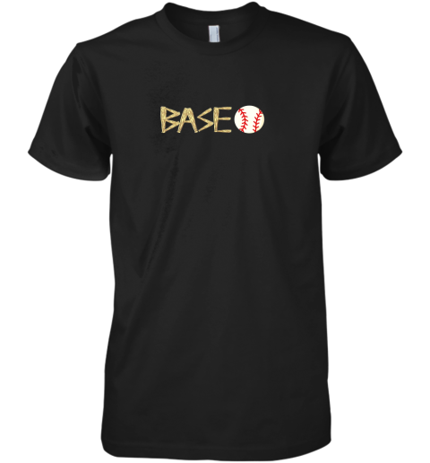 Vintage Baseball Shirt With Bats Ball Players Fans Coach Premium Men's T-Shirt