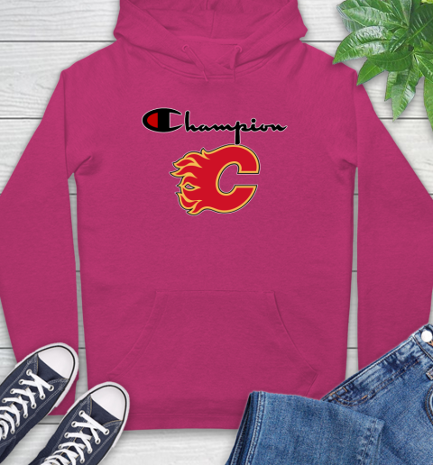 NHL Hockey Calgary Flames Champion Shirt Hoodie 7