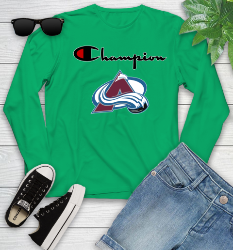 NHL Hockey Colorado Avalanche Champion Shirt Youth Long Sleeve 4