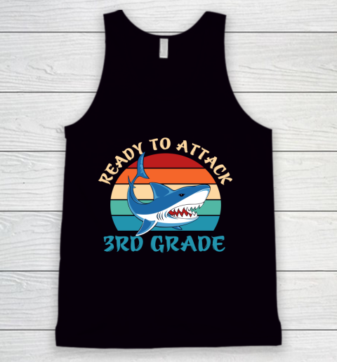 Back To School Shirt Ready to attack 3rd grade Tank Top