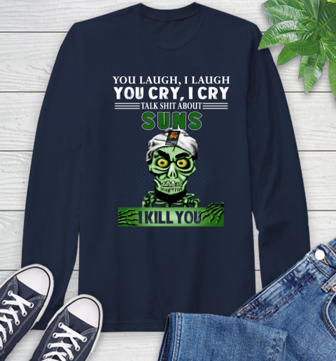 NBA Talk Shit About Phoenix Suns Warriors I Kill You Achmed The Dead Terrorist Jeffrey Dunham Basketball Long Sleeve T-Shirt 3