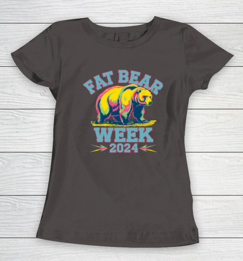 Fat Bear Week 2024 Grazer Animal Lover Alaska Katmai Nature Women's T-Shirt 5