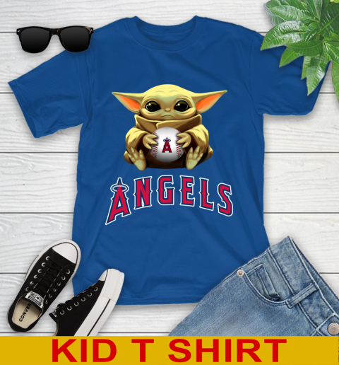 MLB Baseball Los Angeles Angels Star Wars Baby Yoda Shirt 109