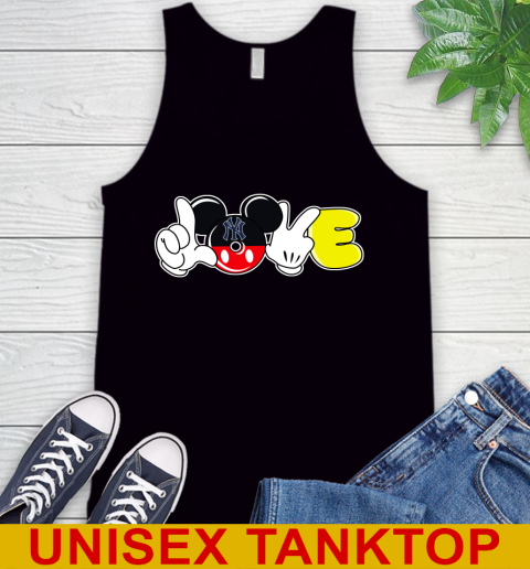 New York Yankees MLB Baseball Love Mickey Disney Sports Tank Top 2