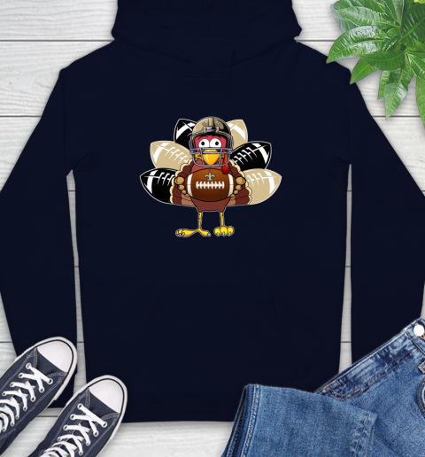 New Orleans Saints Turkey Thanksgiving Day Hoodie 4