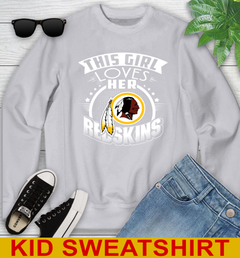 Washington Redskins NFL Football This Girl Loves Her Team 111