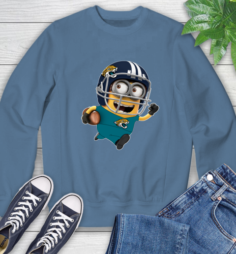 NFL Jacksonville Jaguars Minions Disney Football Sports Sweatshirt 7