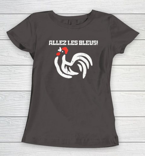 France Allez Les Bleus French Rooster Soccer Women's T-Shirt 5