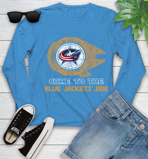 NHL Come To The Columbus Blue Jackets Wars Hockey Sports Youth Long Sleeve 8