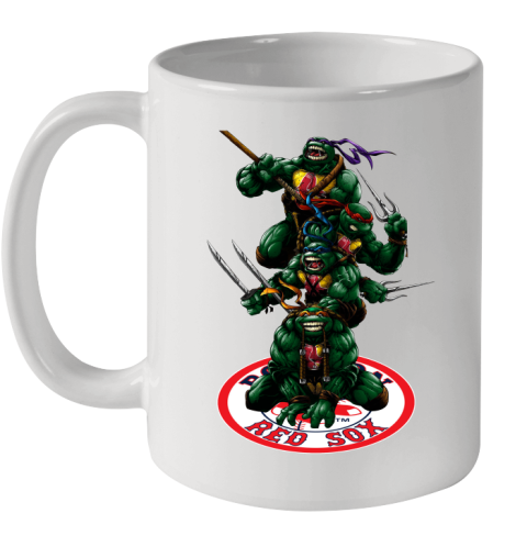 MLB Baseball Boston Red Sox Teenage Mutant Ninja Turtles Shirt Ceramic Mug 11oz