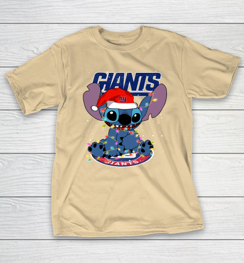 New York Giants NFL Football noel stitch Christmas T-Shirt 5