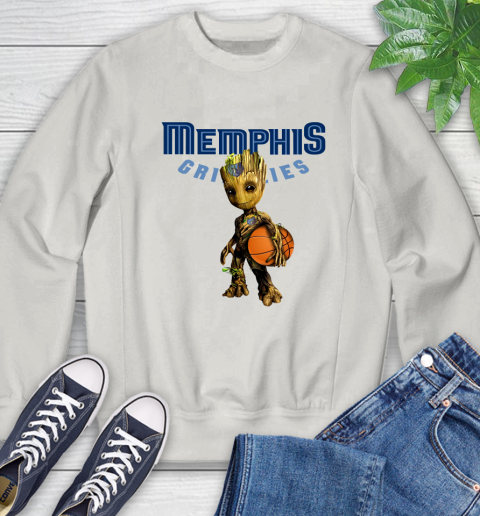 Memphis Grizzlies NBA Basketball Groot Marvel Guardians Of The Galaxy Sweatshirt 12