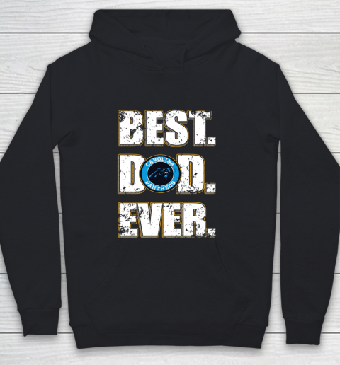NFL Carolina Panthers Football Best Dad Ever Family Shirt Youth Hoodie