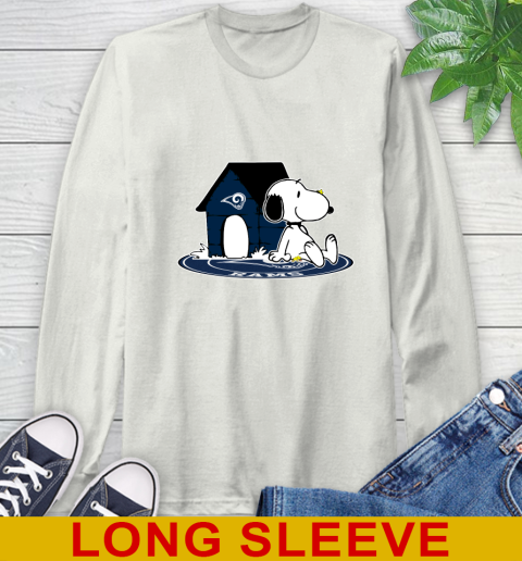 NFL Football Los Angeles Rams Snoopy The Peanuts Movie Shirt Long Sleeve T-Shirt 12
